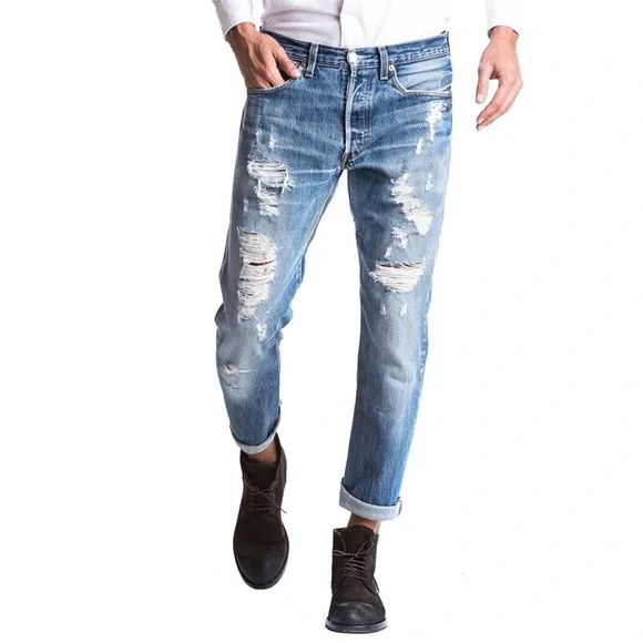 Vintage Levi’s High Waist Orange Tab Re/Done - Picture 2 of 4